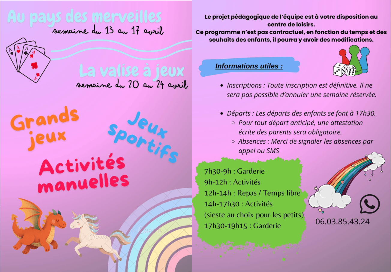 centre loisirs herbures fevrier 2026