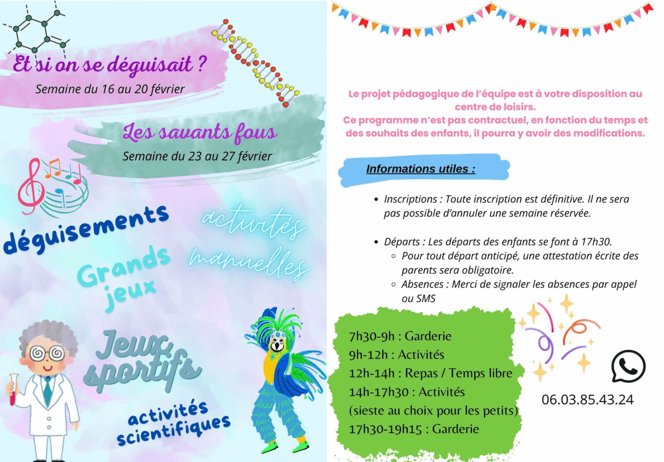 centre loisirs herbures fevrier 2026