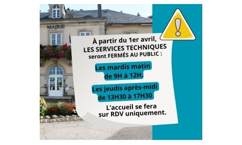 Réorganisation des services techniques