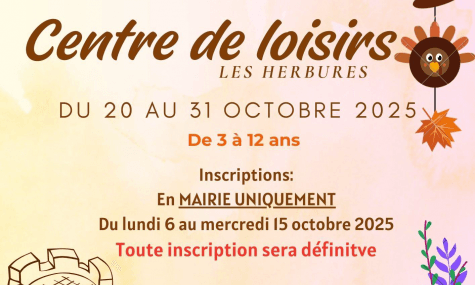 Ouverture du centre de loisirs des Herbures