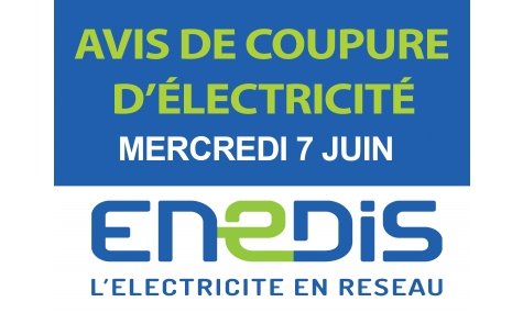 Avis de coupure d'électricité