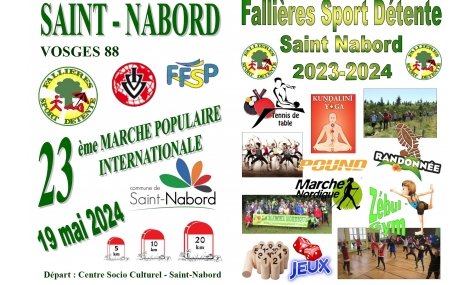 Programme 2023/24 de l'association Fallières Sport Détente