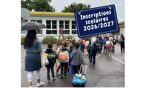 Inscriptions scolaires 2026/2027