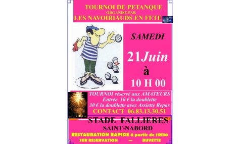 TOURNOI DE PETANQUE LOISIR
